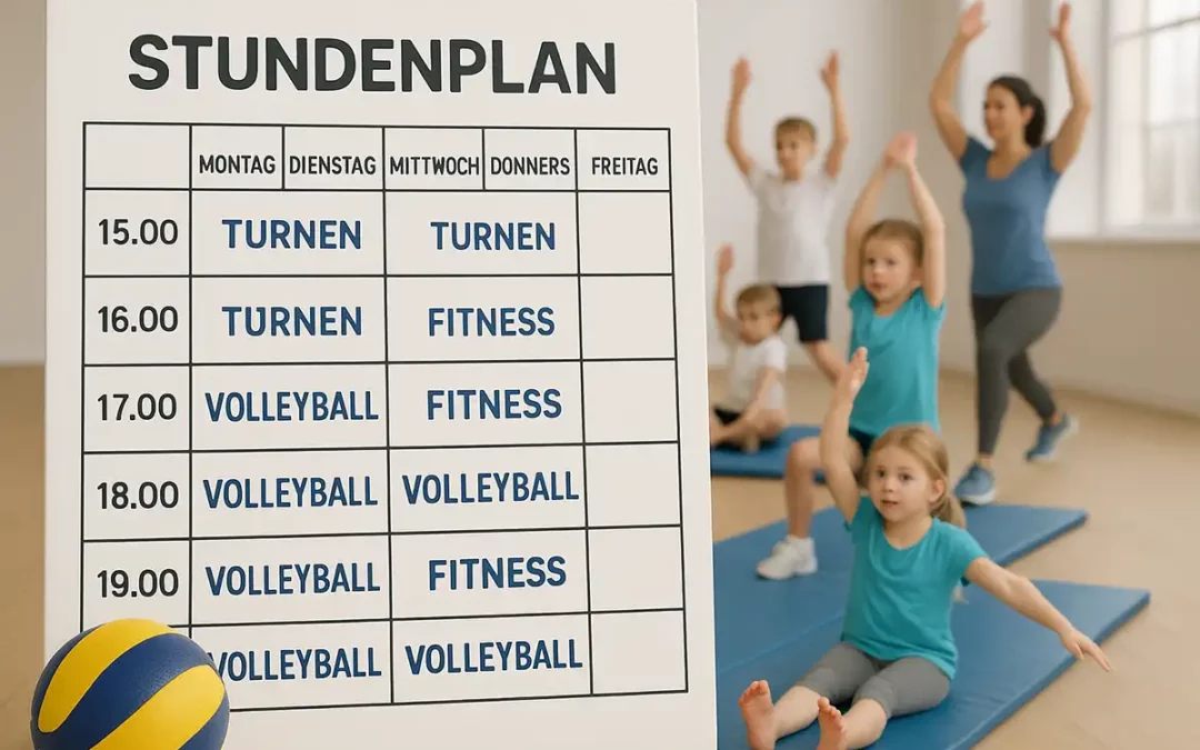 Ferienende = Neuer Plan für Übungsstunden